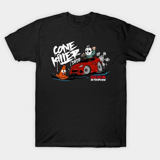 CONE KILLER SCCA T-Shirt by PaperMoonTattooCo